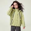 Mädchen Kapuzen-Winddichte Softshelljacke