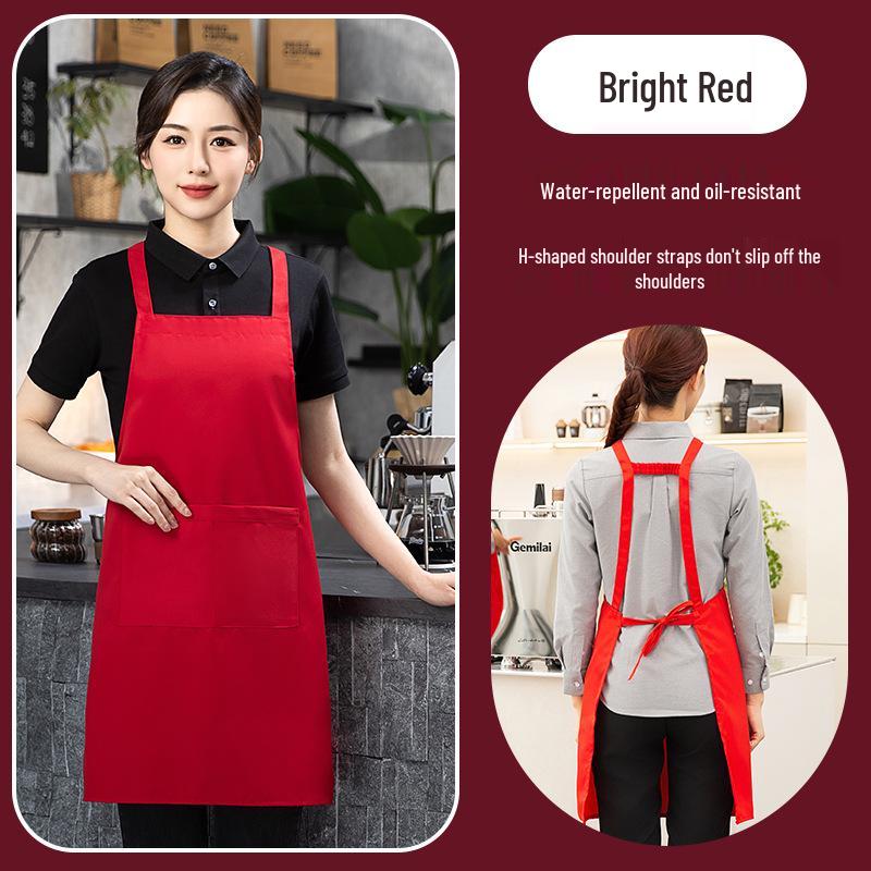 Chef s Waterproof Oil-Proof Apron with Custom Logo for Fruit Shops and Restaurants