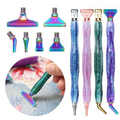 Embroidery Resin Diamond Painting Pen Kit Cross Stitch Accessories 5D Diamond Painting Tool