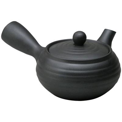 Suzuki Banko Ware 330ml for Black Made In Teapot, 1.5-inch, Approx. Capacity, 1-2 People, Yogan, Japan, 0977-5480