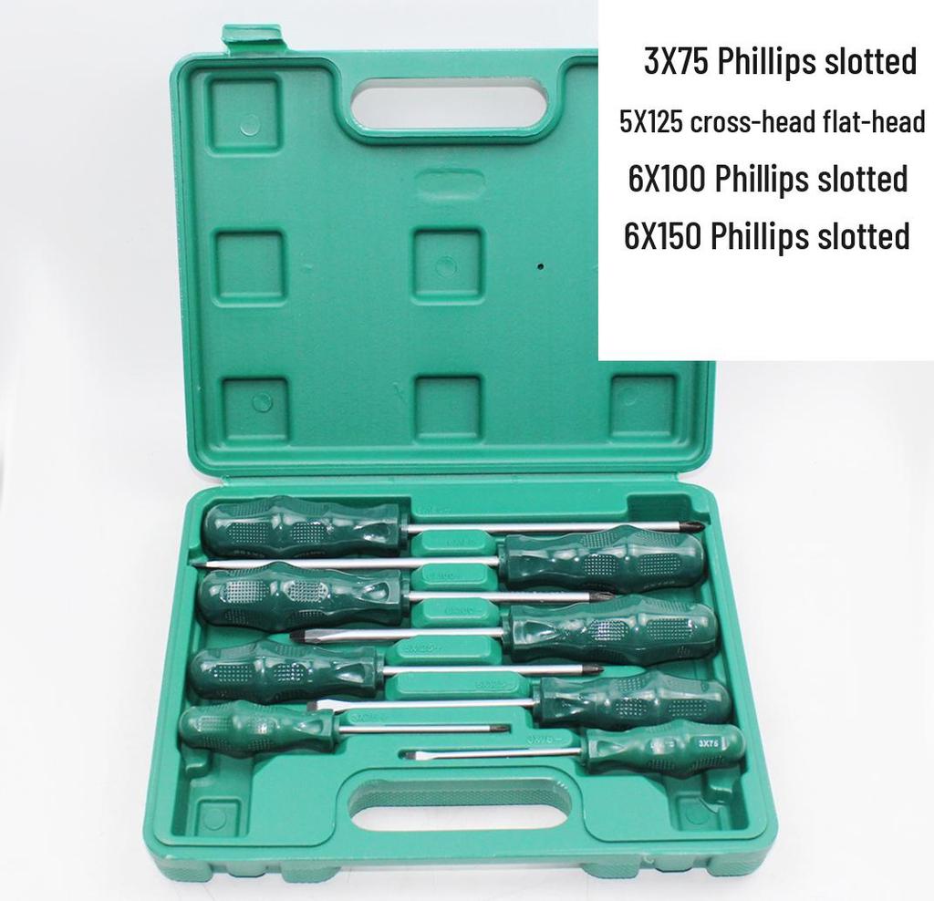 Hexagon Set Screwdriver: Flower, Rice, Spline, T-Type, Internal Star, Hexagonal.