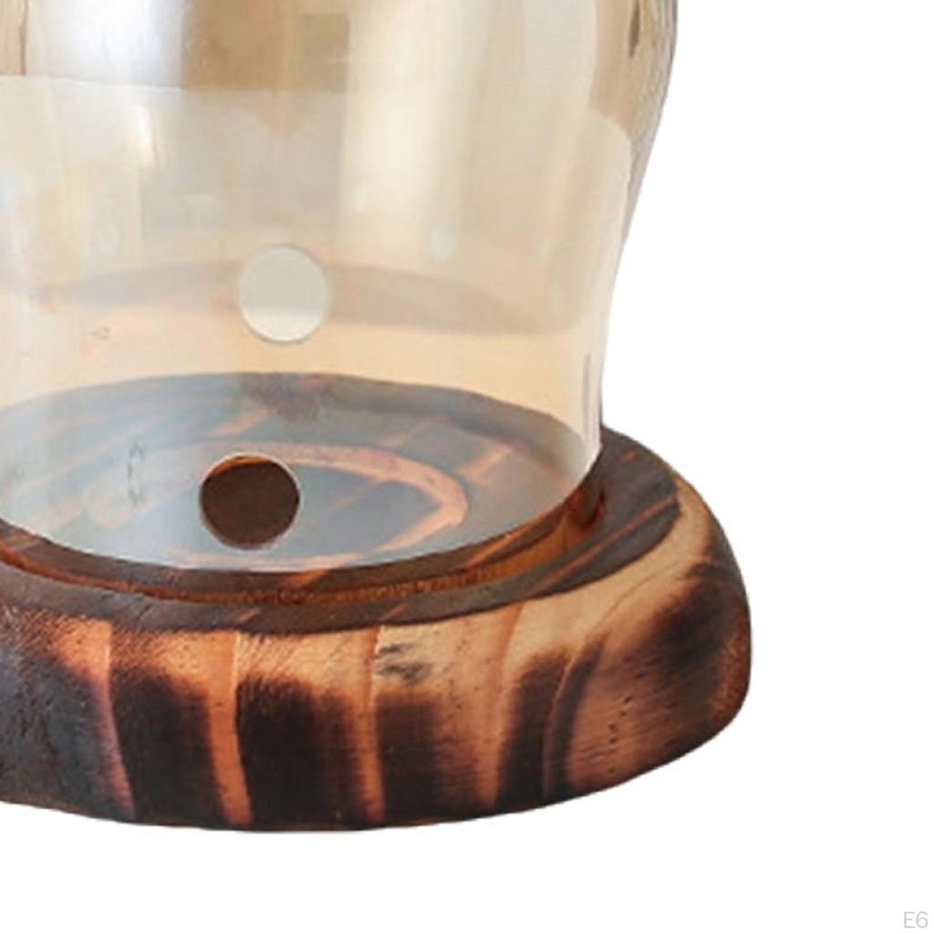 Burner Stand Wood Modern Censer Fragrance for Bedroom Centerpiece Cafe Party Wedding