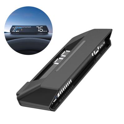 Car HUD Head Up Display SpeedClock Windshield Projector Temperature Overspeed Speedometer Alarm Fatigue Driving Reminder
