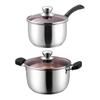 ADNENY Odin 2-Piece Stainless Steel Pot Set