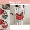 Stylish Red And Green Tote Bag For Women With Soft Construction And Functional Design For All Occasions