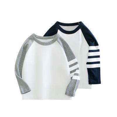Boys & Girls Basic Long Sleeve Tee Kids & Toddler Round Neck Cotton T-Shirt for Children