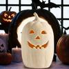 Handmade Terracotta Jack O' Lantern Resin Pumpkin Lamp