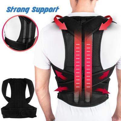 Einstellbare Unisex Zurück Haltung Corrector Lenden Unterstützung Brace Gürtel Strap Korsett