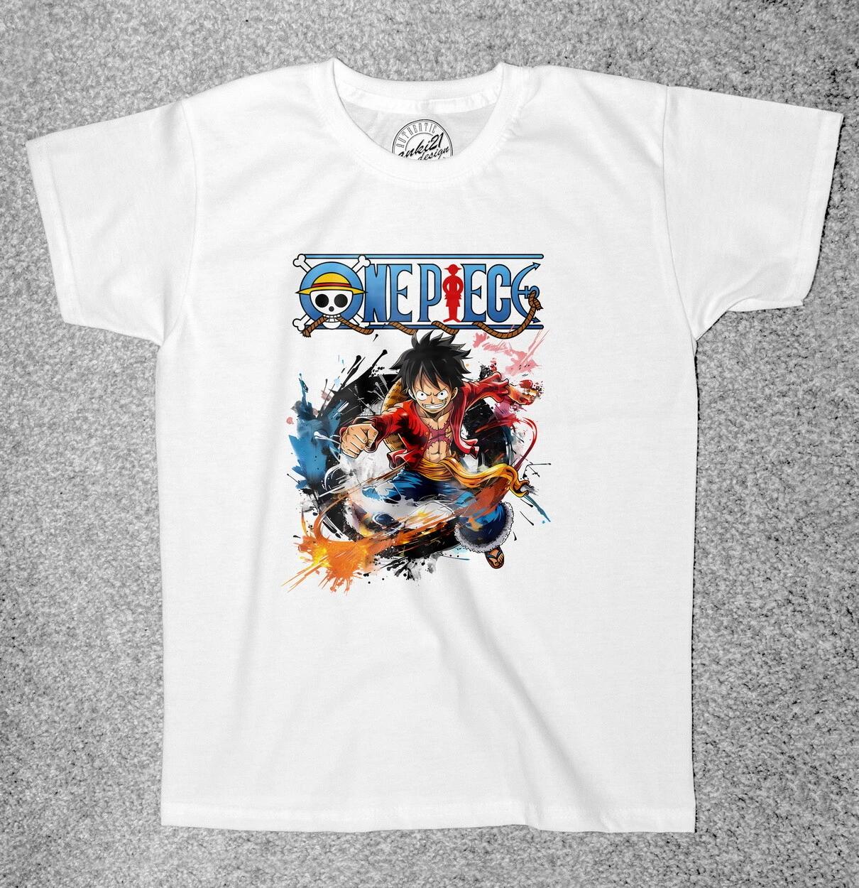 One Piece Luffy 002 Anime/Manga Childrens/Kids Adult t shirts/t-shirts 140