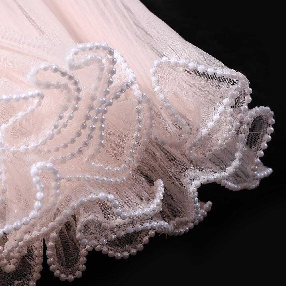 Double-Headed Pearl Wave Yarn: Elegant Polyester Wrap for Bouquets & Cake Decor, Luxurious Floral Packaging Material