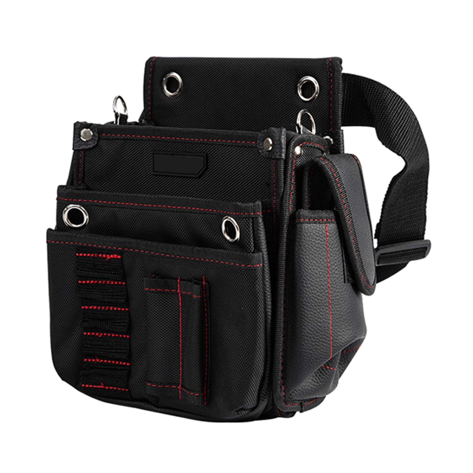 

Multipurpose Tool Belt Bag with Adjustable Belt Waterproof Waist Pack Belt Pouch for Electricians Plumbers and Handymen 1
