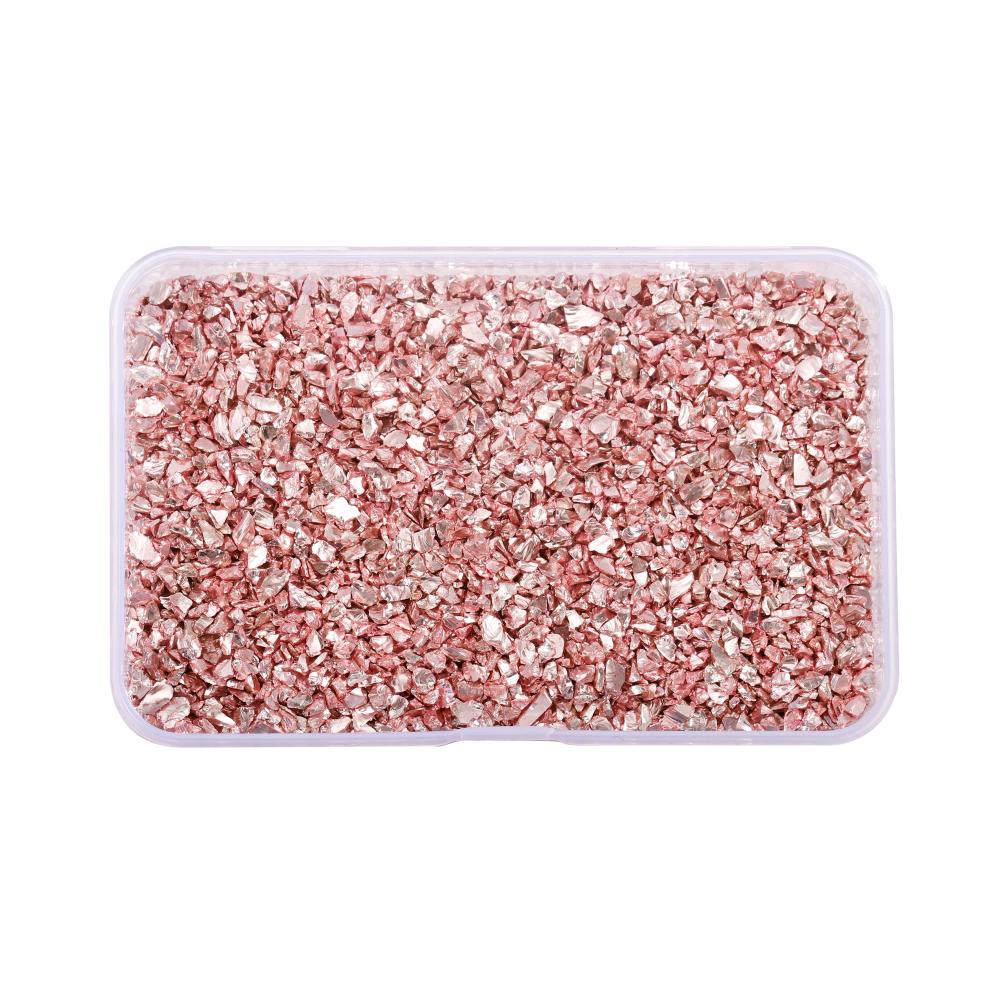 30/50/80 g/caixa cor pedras de vidro esmagado resina enchimento para diy resina cola epoxy molde irregular cristal arte do prego decoração jóias fazendo