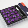 20pcs Car Close End Wheel Lock Lug Nuts M12*1.5 M12*1.25 Aluminum Racing Lug Nuts for Toyota Honda Mitsubishi Car Accessories