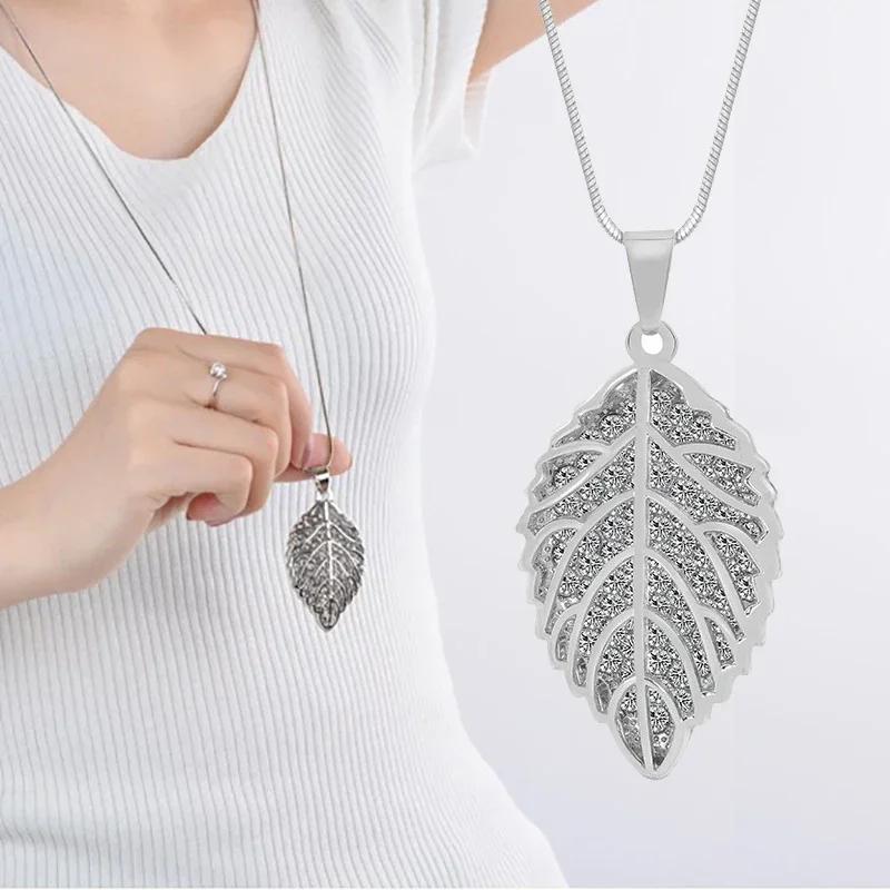 Long Necklaces & Pendants Vinatge Blue Square Necklace for Women Fashion Collier Femme