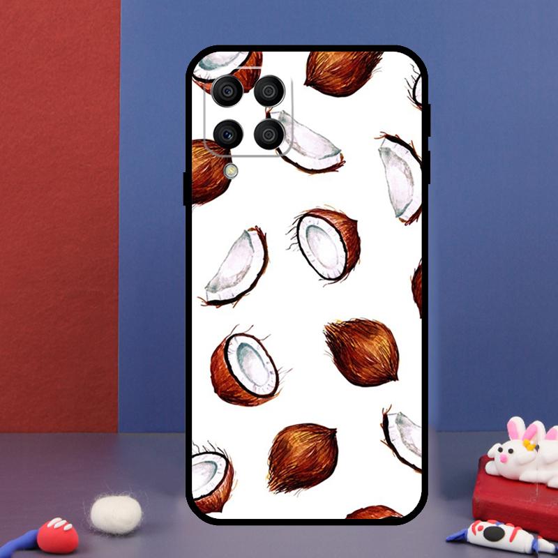 Summer Fruit Coconut For Samsung Galaxy M31 M51 M33 M13 M23 M53 M15 M55 M14 M34 M54 M20 M30s M32 M52 Phone Case
