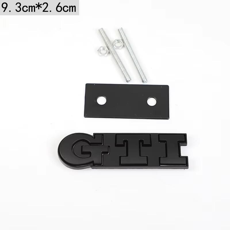 Porte-clés de voiture/Insigne de calandre avant de voiture Autocollant Logo GTI en Métal Pour VW GTI Polo Golf MK6 MK7 Passat Scirocco Touran CC Tiguan Jetta. Z222
