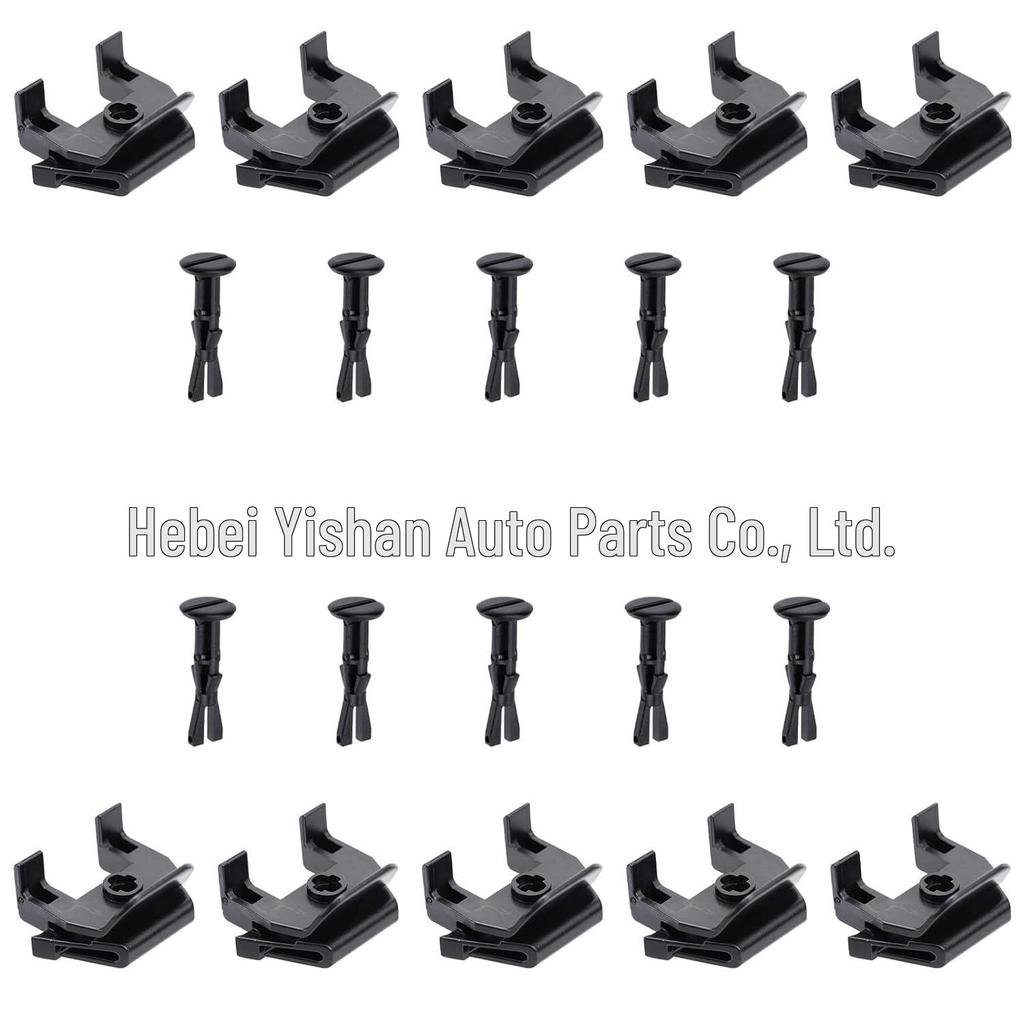 Compatible Car Fender Bumper Liner Clips for Toyota & Honda, Part #53879-58010
