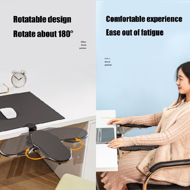 Arm Rest For Desk Arm Support For Computer Desk Ergonomic Desk Extender Mouse Pad Holder Adjustable Arm Rest Support
