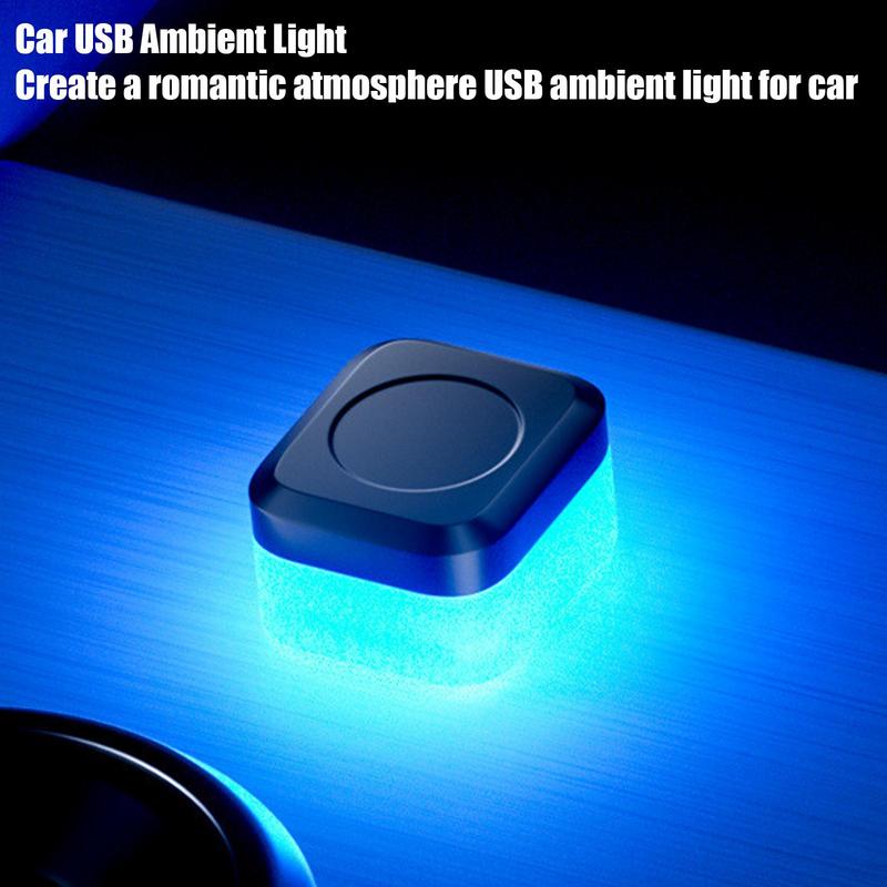Blue/Red/White USB LED Car Light Auto Interior Atmosphere Light Emergency Lamps Auto Colorful Decorative Lamp Car Accessories
