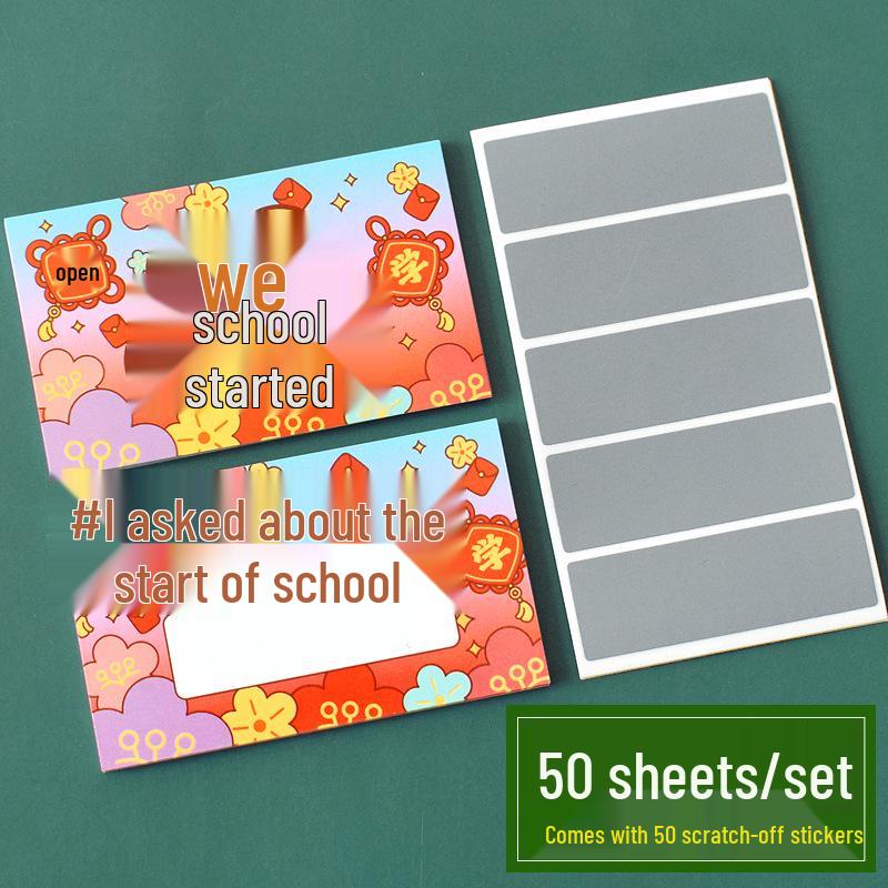 DIY Scratch-Off Cards: Creative Back-to-School Gifts for Students