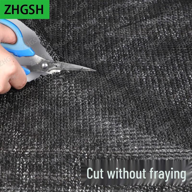 ZHGSH Heavy-Duty Black Sun Shade Netting