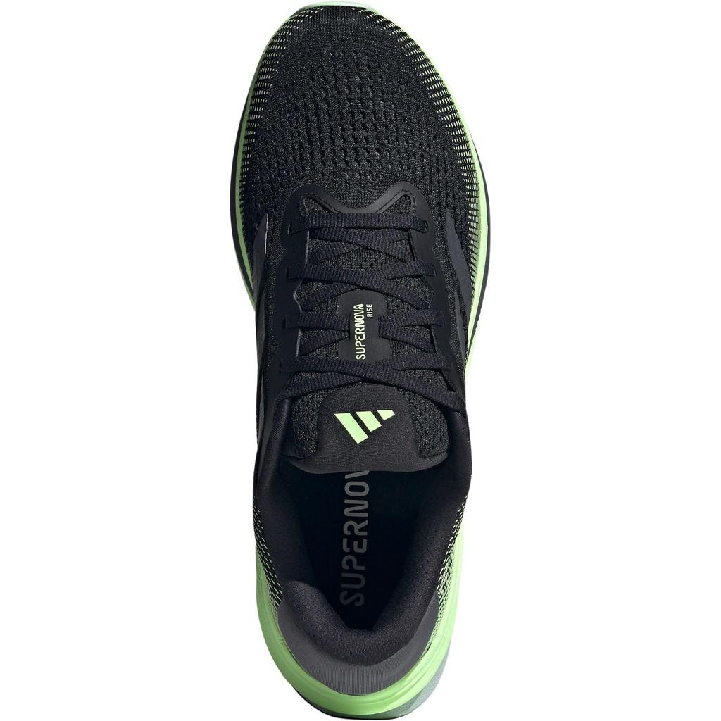Adidas SUPERNOVA RISE Core Size M, Black/Grey Five/Green Spark, 29.0cm
