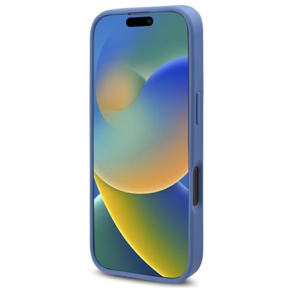 Guess Guhmp16Xp4Ropemcb Iphone 16 Pro    Max 6.9 Niebieski/Blue Hardcase 4G Flowers Print Magsafe