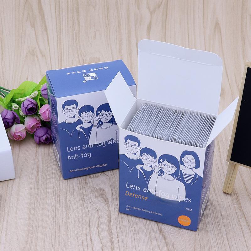 Anti-Fog Glasses Cleaning Wipes - Disposable Lens and Screen Cleaner