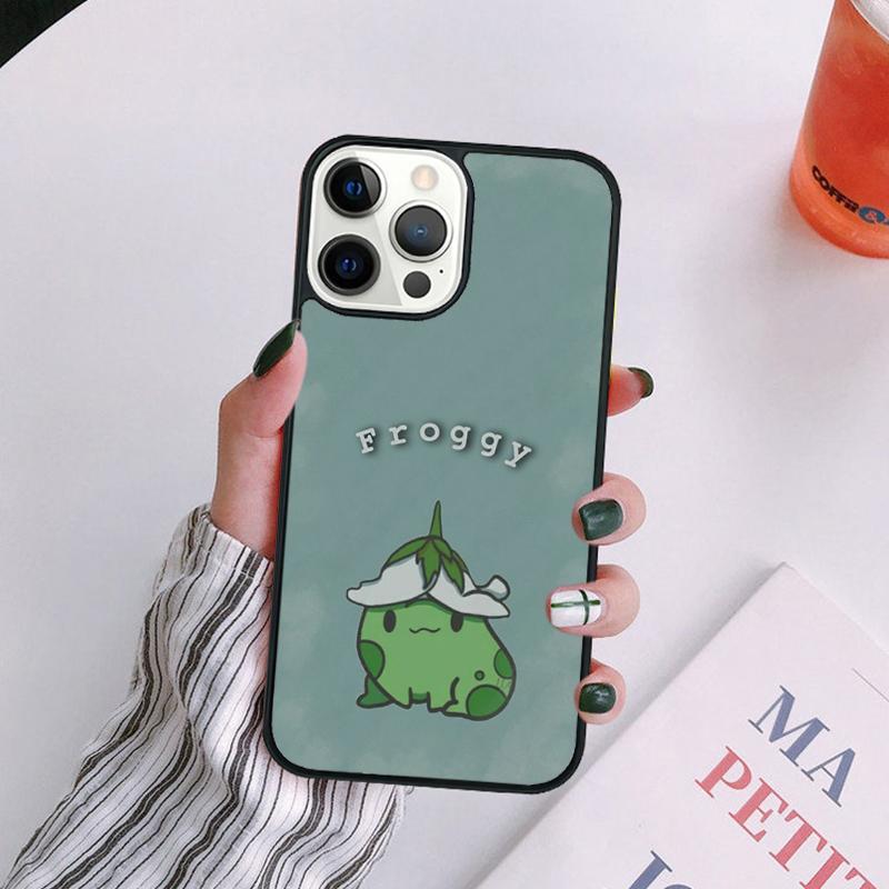 Mushroom Frog Phone Case Shell For iPhone 17 Air Plus Max Cover For iPhone 17 Air 14 13 12 16Pro Max 15 11