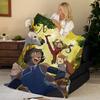 Animation T-The L-Legend O-Of K-Korra Throw Flannel Blanket, Soft Warm, Durable & Washable Cute Cool