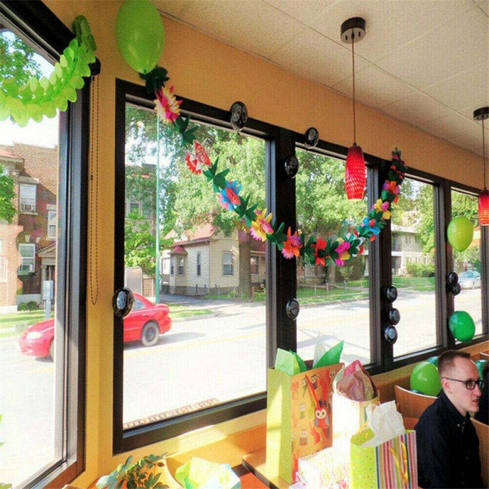 3M Hawaiian Tropical Paper Flower Garland Banner Summer Beach Luau Party Decor