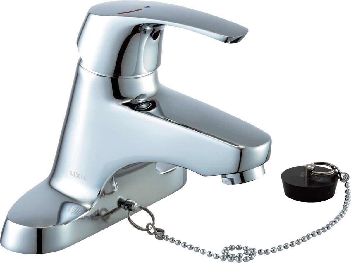 LIXIL Deck Single Lever Mixer Standard Eco Rubber Stopper (INAX) Washbasin/Handwash Basin, Mounted, Tap, Faucet, Handle, Type, LF-B355SY