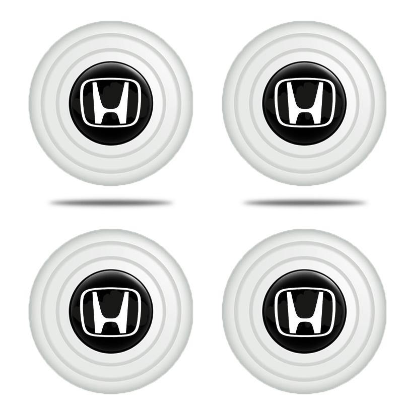 

4 Pcs Car Door Shock Stickers For Honda Civic Accord CRV Hrv Jazz Mugen Power City Odyssey Absorber Soundproof Buffer Pier auto белый