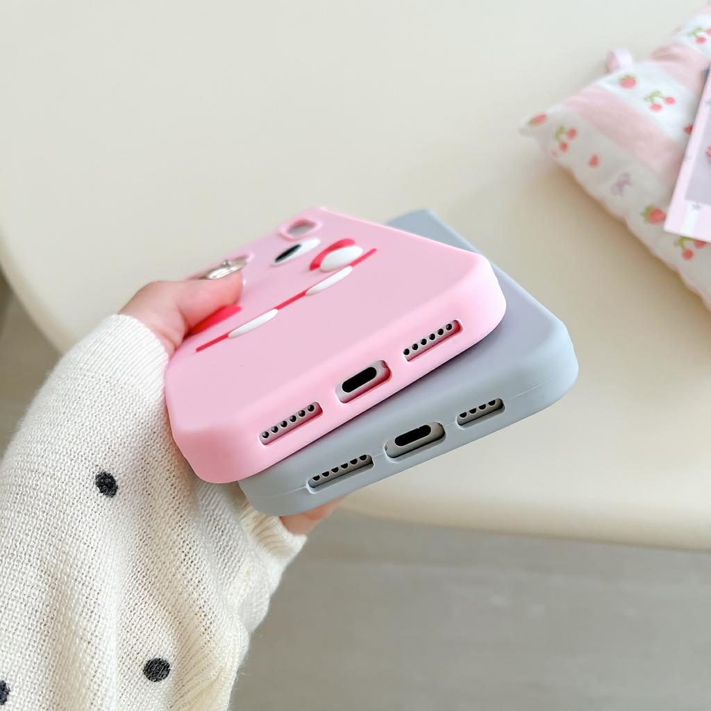 For iPhone 17 Pro Max Silicone Case Cute Funny Hippo Design Shockproof Phone Back Cover