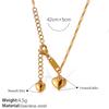 Love Photo Frame Necklace Lettering Mom Heart Pendant Light Luxury Fashion Versatile Necklace Women