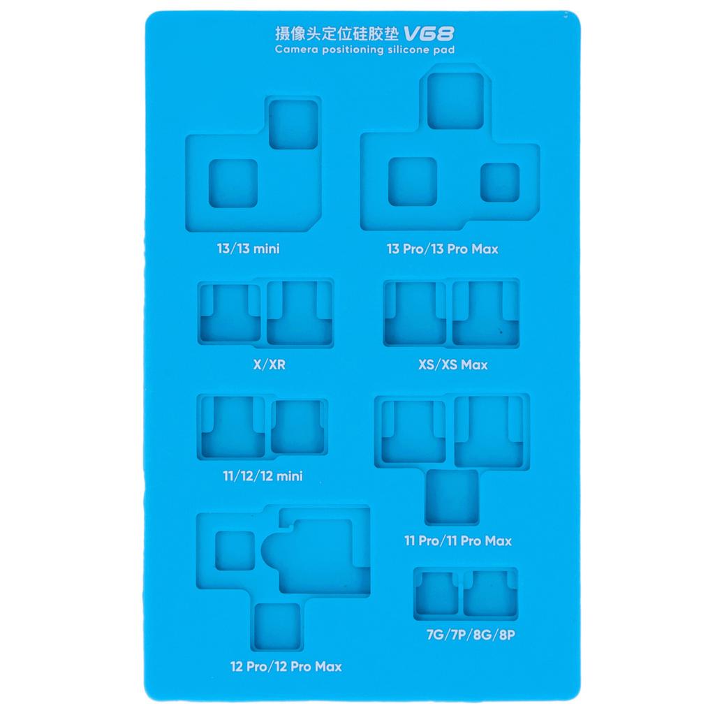 Camera Positioning Silicone Pad High Temperature Resistant Rear Camera Repair Installation Mold for IOS