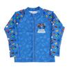 Airin Bandai Super Mario Rash Guard Swimsuit 572 Blue Boys' (Sizes 110cm/120cm/130cm) (Blue/Navy) 69366-07-09
