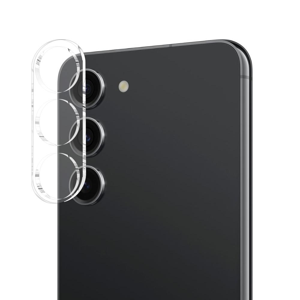 

NORTHJO For Samsung Galaxy S23 TPU Phone Case+Tempered Glass Screen Protector+Camera Lens Film (Support Fingerprint Unlock) A