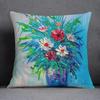 Colorful Oil Painting Pattern Pillowcase Car Ornaments Office Living Room Home Pillowcase