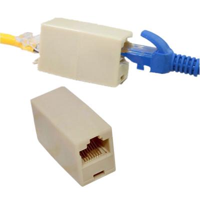 RJ45 Coupler,RJ45 Ethernet Network Splitter Adapter,RJ45 Female to Female Adapter Compatible Cat5,Cat5e,Cat6 Ethernet Extension Connector-2pcs