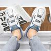 Semi-drag breathable flying woven summer burst fashion shoes men's shoes ins show board shoes