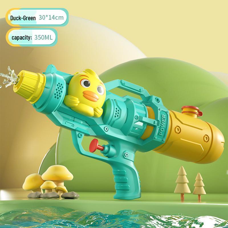 New Internet Celebrity Double Nozzle Water Gun – Pony, Dinosaur, Duck, Shark Designs for Kids