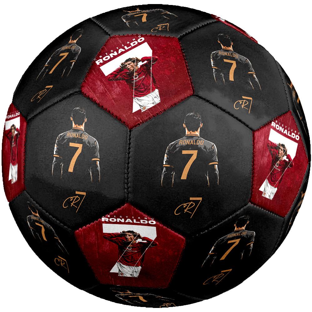 Ronaldo's Portugal Celebration Soccer Ball Size 5 Football Machine-Stitched Indoor/Outdoor Universal Football