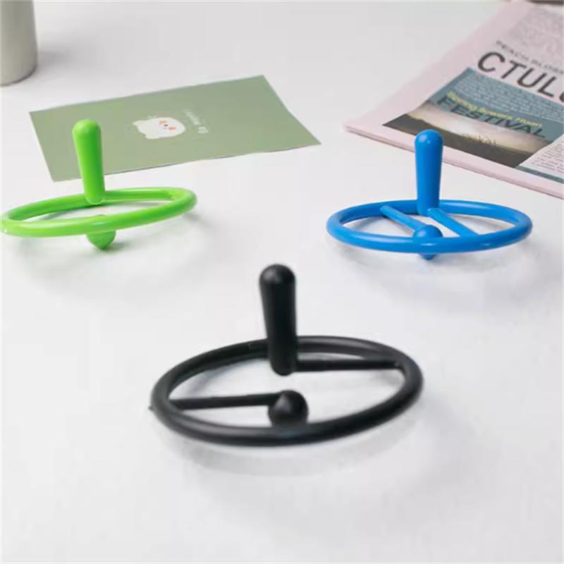 2Pcs Suspended Spinning Gyroscope Creative Stress Relief Toy For Children's Puzzle Tabletop Fingertip Toys Suitable For Children