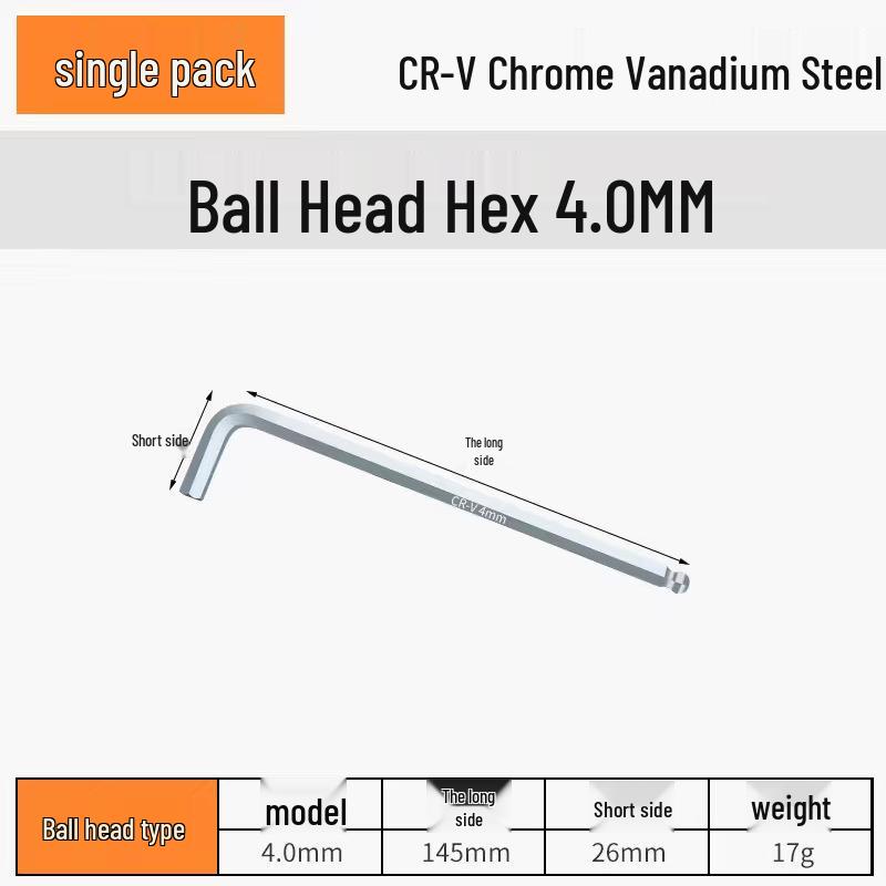 

L-Type Hex Allen Wrench, German Quality, High Hardness, Industrial Grade, Ball Head Screwdriver.
