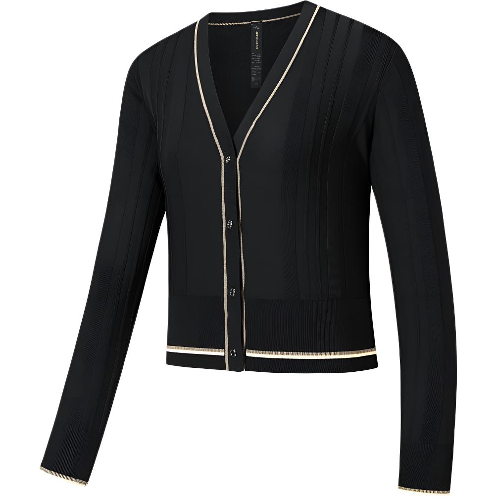 

Anta Champion Серия Всепогодная Спортивный Повседневный Простой Универсальный Колорблок Комфортный Вязаный Топ с Длинным Рукавом в Полоску Женские топы 162530707-3 S