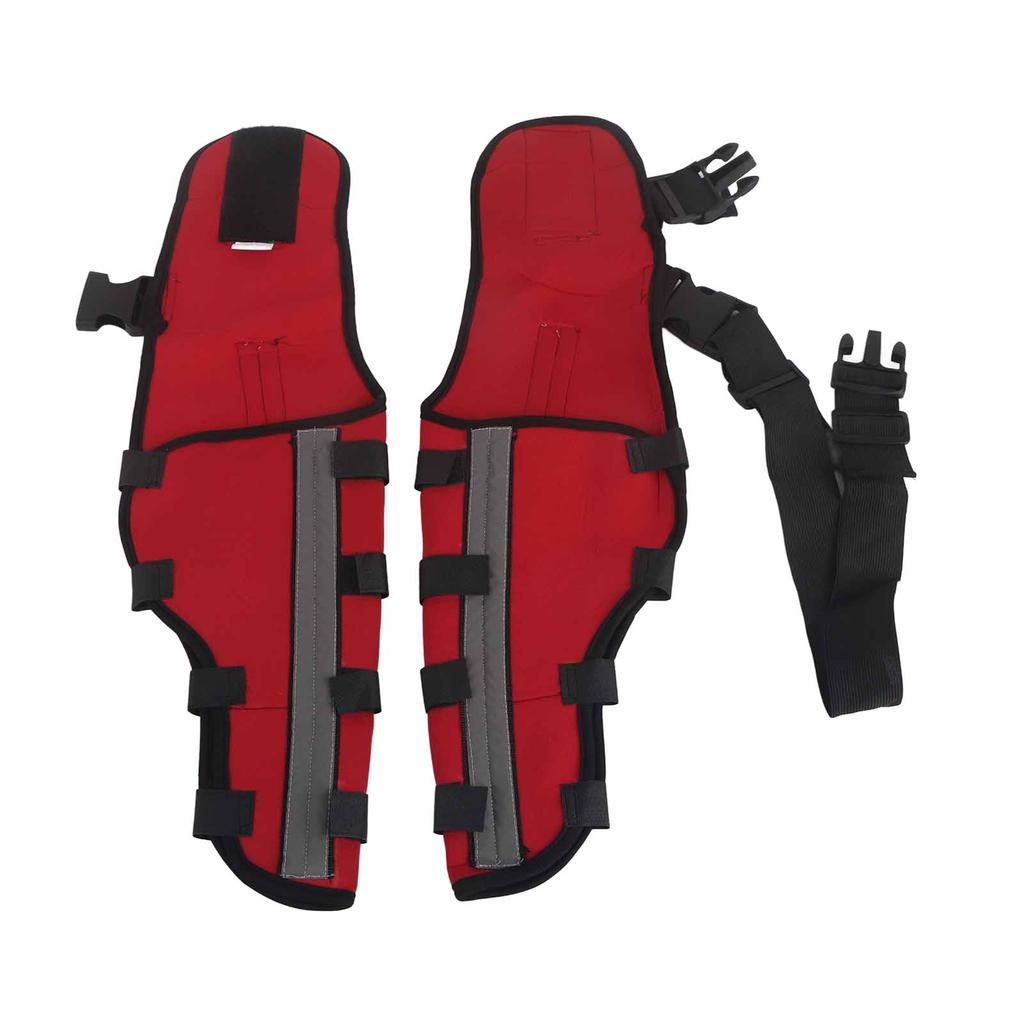 Dog Leg Brace Elastic Safe Shockproof Pet Knee Pads with Reflective Strips for Pets and Dogs L