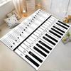 Piano Keys Music Theme Area Rug Suitable for use as an anti-slip game mat for living room and bedroom sofas