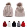 Thicken Knitted Hats Coldproof Crochet Cap Fashion Winter Hat  Women