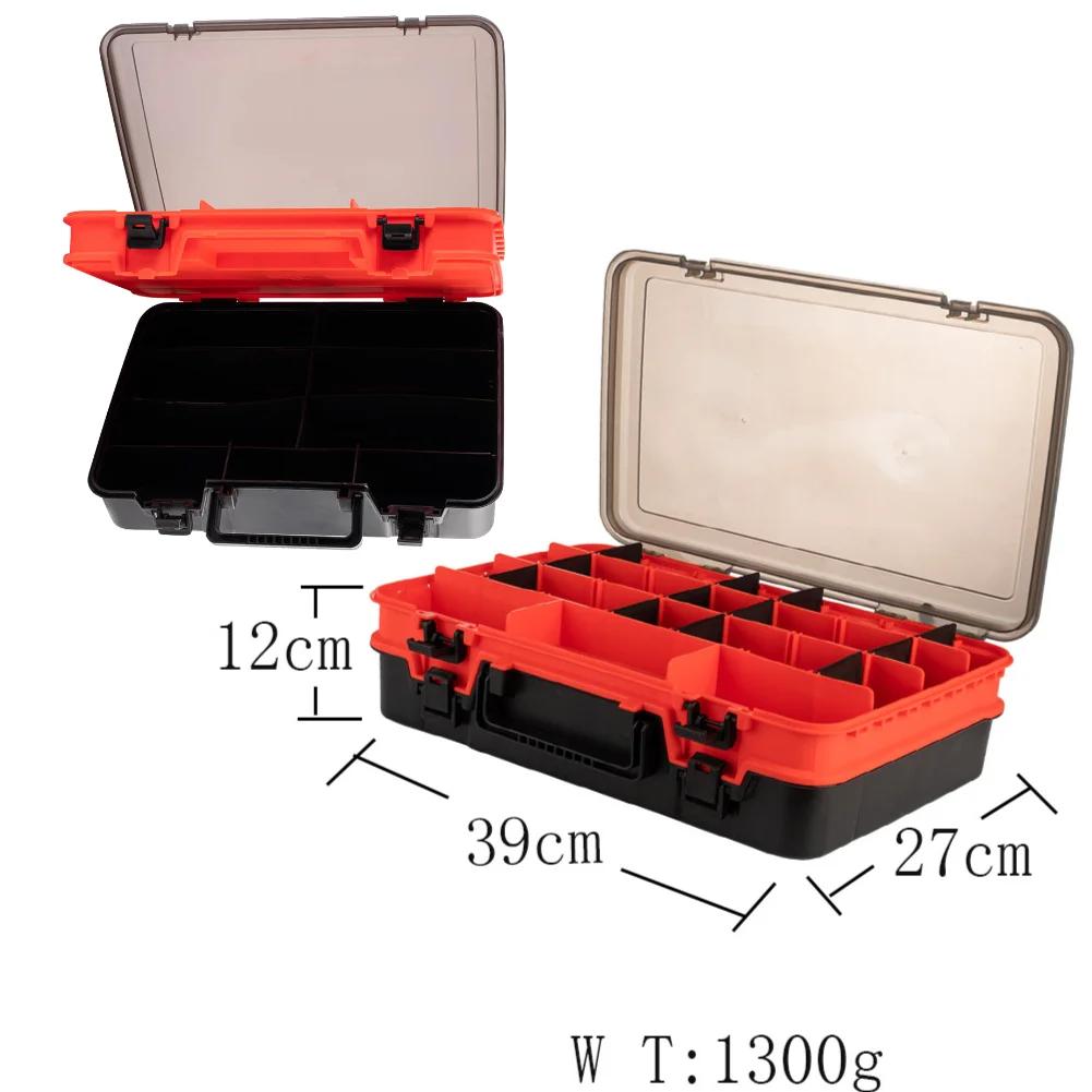 Fishing Barrel Box 4 Layer Multifunctional Fishing Hook Stop Beads Box Foldable Portable Durable Snap Design for Angler Supplies